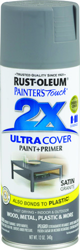 RUST-OLEUM PAINTER'S Touch 249078 General-Purpose Satin Spray Paint, Satin,