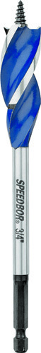 IRWIN SPEEDBOR 3041004 Auger Bit Wood Boring Bit, Tapered Flute, 2-3/8 in L