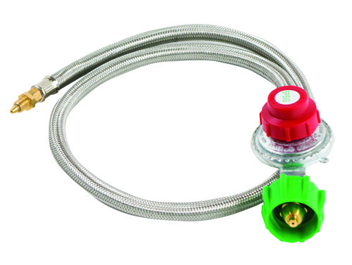 Bayou Classic M5HPR Adjustable, High-Pressure Hose and Regulator, 1/4 in