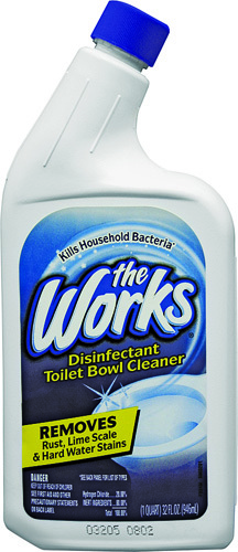 The Works 33310WK Toilet Bowl Cleaner, 32 oz Bottle