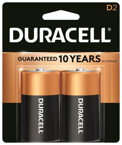 DURACELL COPPERTOP D-2PK