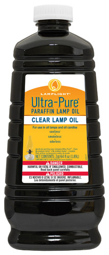 Ultra-Pure 2208517 Odorless Sootless Smokeless Lamp Oil, 64 oz, Clear,