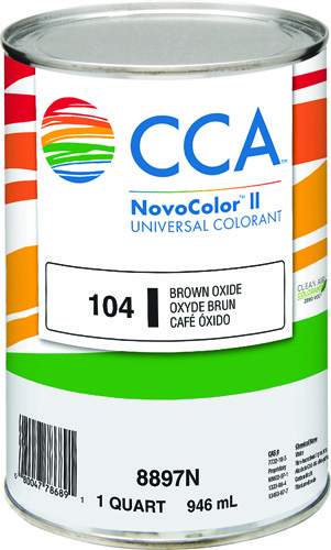 CCA NovoColor II 8897N Universal Colorant, Liquid, 1 qt