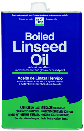 Klean Strip QLO45 Boiled Linseed Oil, 1 qt Can