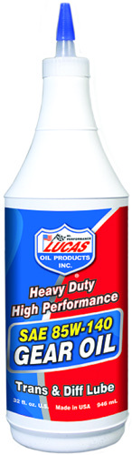 Lucas Oil 10042 Gear Oil Amber, 1 qt Bottle