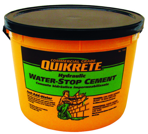 Quikrete 1126-11 Hydraulic Cement, Gray, 10 lb Pail