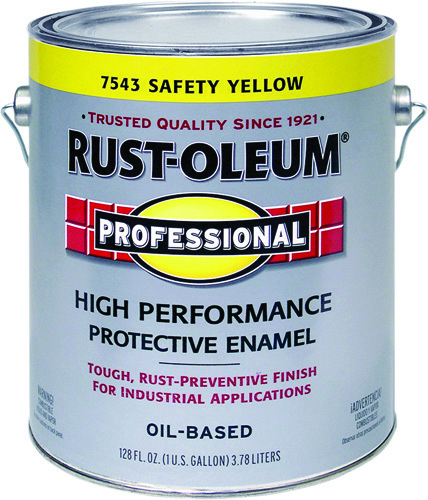 RUST-OLEUM PROFESSIONAL 7543402 High Performance Protective Enamel, Yellow,