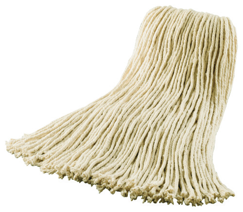 Quickie 0381 Cut-End Mop Head, Cotton, For Model 038 Cotton Wet Mop Handle