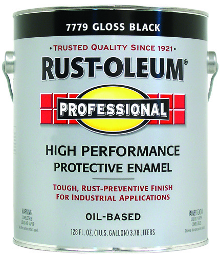 RUST-OLEUM PROFESSIONAL 7779402 High Performance Protective Enamel, Black,