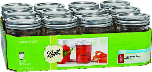 CANNING JAR/LID BOX 1/2 PINT