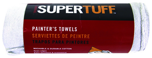 Trimaco 10735 Painter's Towel, 7 Count Capacity, 13 x 14 in, Cotton Fiber,