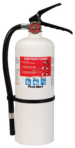 FIRST ALERT HOME2 Rechargeable Fire Extinguisher, Monoammonium Phosphate