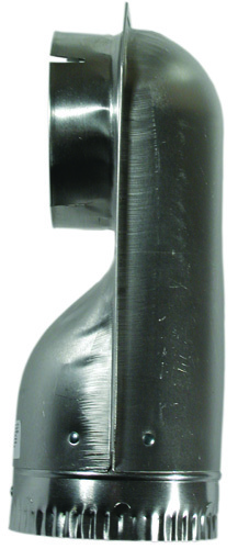 Builder's Best SAF-T-DUCT 010155 Offset Elbow, 4.2 in Male x Female Thread,