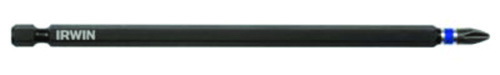 IRWIN 1837460 Power Bit, #2 Drive, Phillips Drive, 1/4 in Shank, Hex Shank,