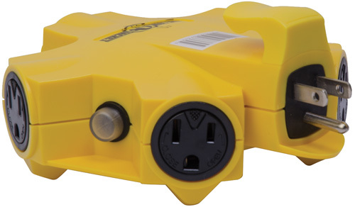 CCI Powerlink 997362 Outlet Adapter, 15 A, 5-Outlet, Yellow