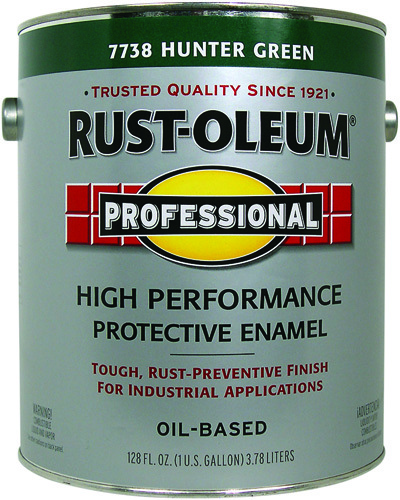 RUST-OLEUM PROFESSIONAL 7738402 High Performance Protective Enamel, Hunter