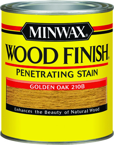 Minwax Wood Finish 70001444 Wood Stain, Golden Oak, 1 qt Can