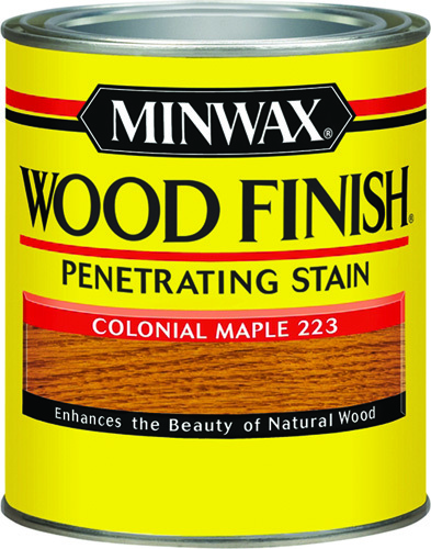 Minwax Wood Finish 70005444 Wood Stain, Colonial Maple, 1 qt Can