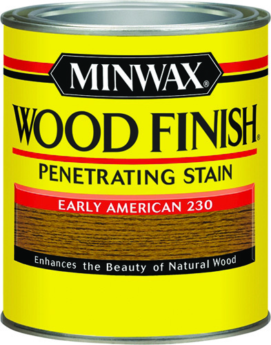 Minwax Wood Finish 70008444 Wood Stain, Early American, 1 qt Can