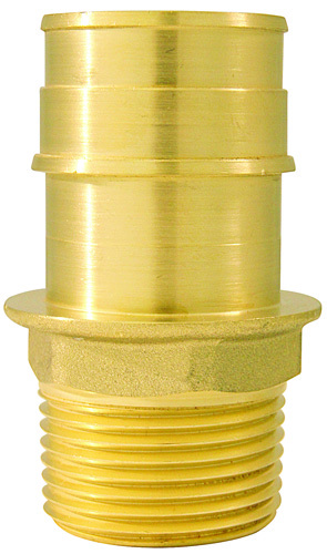 Conbraco EPXMA134 Pipe Adapter, 1 x 3/4 in, ASTM F1960 Brass x MIP