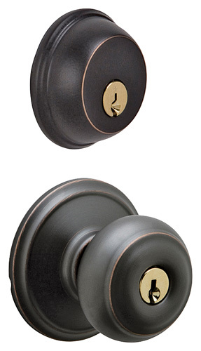 Schlage Georgian FB50NVGEO716KA4 Knob Lockset, Keyed Alike Key, 2 Grade,