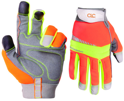 CLC 128X High-Dexterity Work Gloves, XL, Hook-and-Loop Cuff, Stretch-Fit
