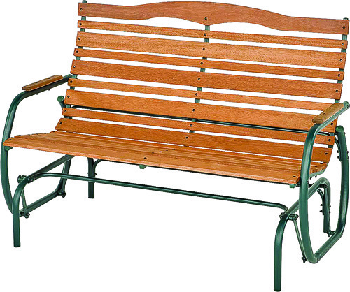 Jack Post Double Glider Bench, 36-3/4 In H X 48-1/4 In W X 35-1/2 In D