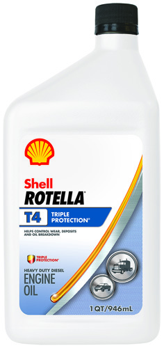 Shell Rotella T3 Energized Protection 550035022/5500199 Motor Oil Amber, 1