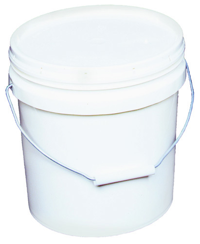 ENCORE Plastics 20256 Industrial Paint Pail, 2 gal Capacity, HDPE, White