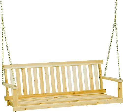 Jack Post Traditional Porch Swing Seat, 2 Persons Seat, Strong Hang, 500 Lb,