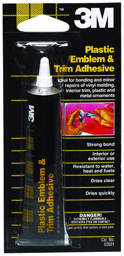 3M 03601 Emblem and Trim Adhesive, 1 oz Tube