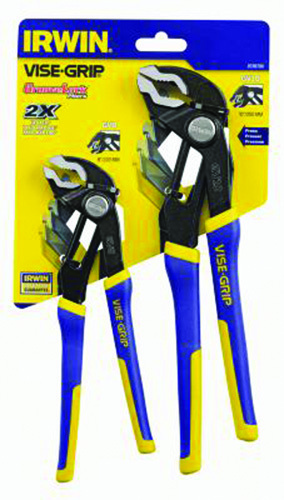 IRWIN 2078709 Groovelock Plier Set, Steel, Blue/Yellow