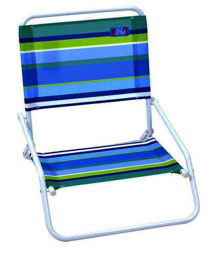 Aloha 1-Position Beach Chair, 190 lb Load, 22-1/2 in H x 20-1/4 in W x 23.62