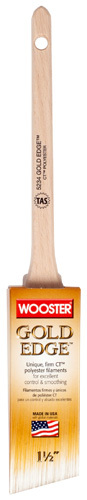 WOOSTER 5234-1-1/2 Paint Brush, 2-3/16 in L Bristle, Sash Handle, Stainless