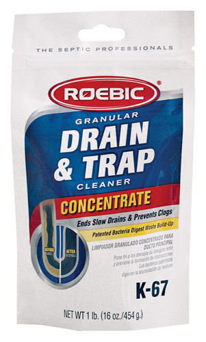 ROEBIC K-67BAG Drain and Trap Cleaner, 1 lb Bag