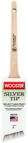 WOOSTER 5224-2 Paint Brush, 2-7/16 in L Bristle, Sash Handle, Stainless