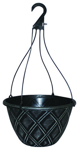 Southern Patio CF-029823 Hanging Planters, Lattice Basket, 12 x 7 In