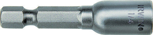 IRWIN 3548321C Nutsetter, 5/16 in Drive, Lobular Drive, 1/4 in L Shank, Hex