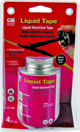 GB LTB-400 Liquid Electrical Tape, 4 oz Bottle