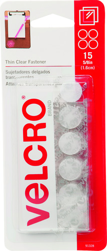 VELCRO Brand 91328 Fastener, Clear