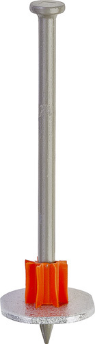 Ramset 1508SD Washered Pin, Metal, Zinc