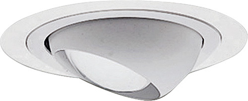 Halo 998P Recessed Light Trim, Aluminum, White