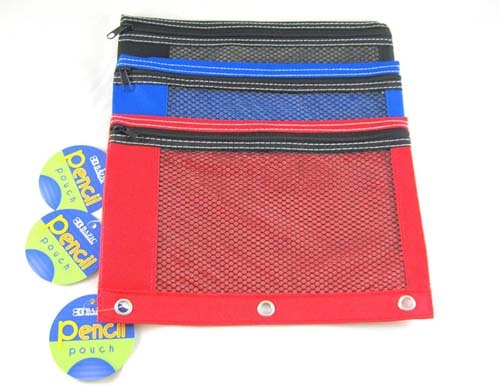 BAZIC 3RING PENCIL POUCH