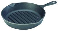 Lodge L8GP3 Griddle Pan, Round, Iron, Black