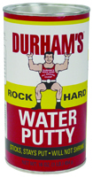 DURHAM'S Rock Hard 1 Water Putty, 1 lb Can