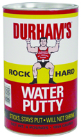 DURHAM'S Rock Hard 4 Water Putty, 4 lb Can