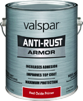 VALSPAR 21851 Anti-Rust Primer, Galvanized, Red Oxide, 1 gal