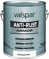 VALSPAR 21852 Anti-Rust Primer, Galvanized, White, 1 gal