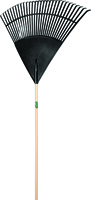 UnionTools 64169 Leaf Rake, 30-Tine, 72-1/4 in OAL, Polypropylene Tine,