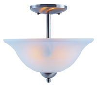 Boston Harbor Dimmable Ceiling Light Fixture, (2) 60/13 W A19/Cfl Lamp,